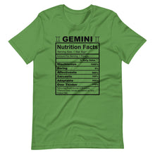 Load image into Gallery viewer, Gemini Nutrition Facts
